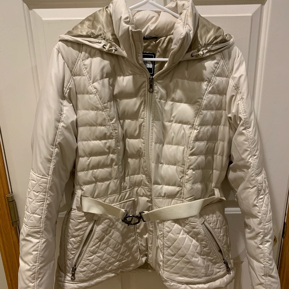 Ivory North Face Jacket